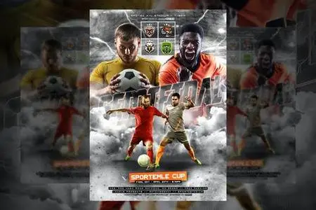 Soccer Flyer Template H7WLW7Z