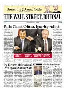 The Wall Street Journal (Europe) March 19 2014