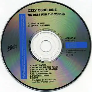 Ozzy Osbourne - No Rest For The Wicked (1988)