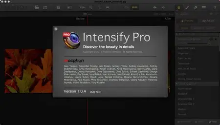 Intensify Pro 1.0.4 build 703 Multilangual Mac OS X
