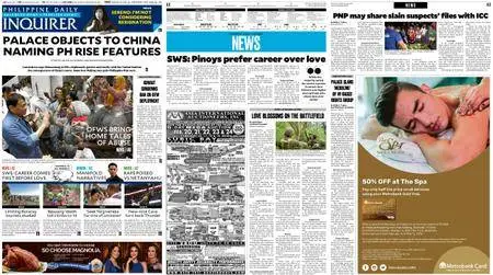 Philippine Daily Inquirer – February 15, 2018
