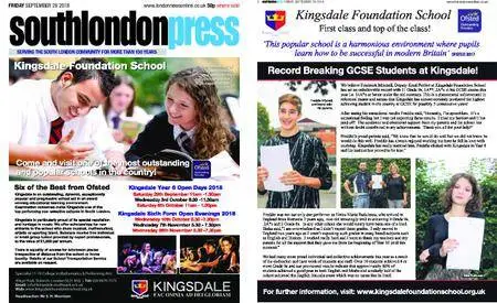 South London Press – September 28, 2018