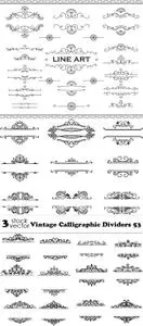 Vectors - Vintage Calligraphic Dividers 53