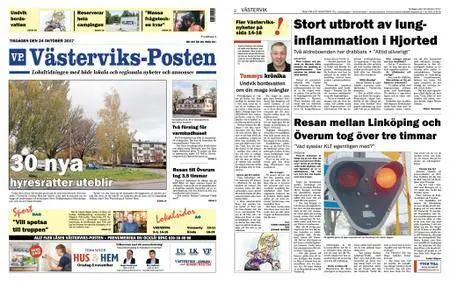 Västerviks-Posten – 24 oktober 2017