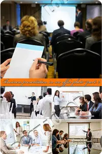 Business presentation in an office photo part 2
