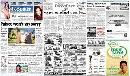 Philippine Daily Inquirer – August 11, 2009
