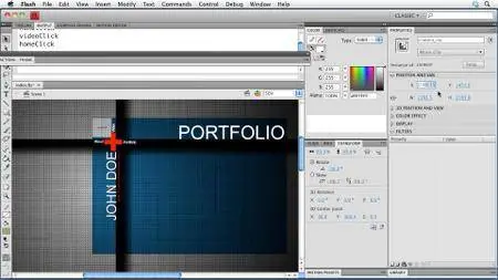 Creating a Portfolio Web Site Using Flash CS4 Professional