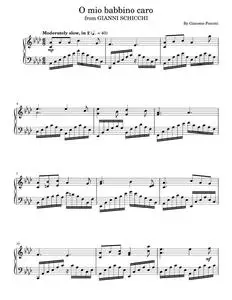O mio babbino caro - Giacomo Puccini (Piano Solo)