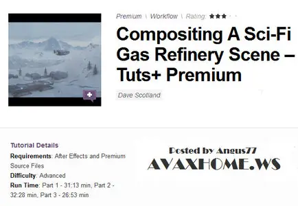 AE Tuts+ Compositing A Sci-Fi Gas Refinery Scene