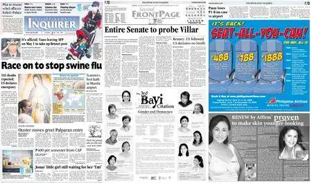 Philippine Daily Inquirer – April 28, 2009
