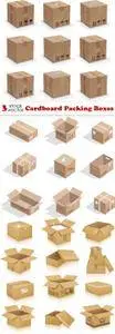 Vectors - Cardboard Packing Boxes