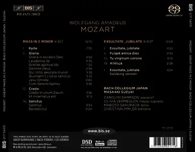 Bach Collegium Japan, Soloists, Masaaki Suzuki - W.A. Mozart: Great Mass in C minor; Exsultate, jubilate (2016)