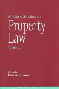 Modern Studies in Property Law: Volume 2 (Repost)