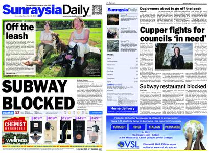 Sunraysia Daily – December 15, 2021