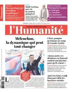 L'Humanité du Mercredi 12 Avril 2017