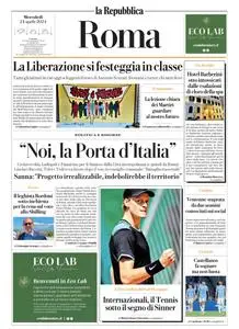 la Repubblica Roma - 24 Aprile 2024