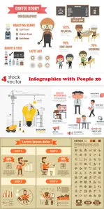 Vectors - Infographics with People 20