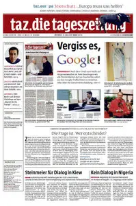 Tageszeitung TAZ vom 14 Mai 2014