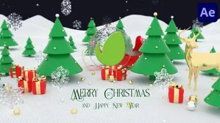 3D Christmas Logo for After Effects 48812926