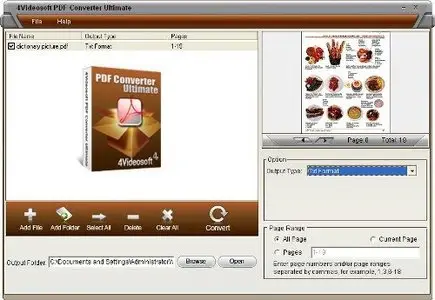 4Videosoft PDF Converter Ultimate 3.0.28 + Portable