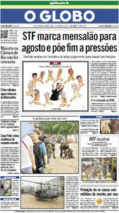 Jornal O Globo - 7 de julho de 2012 - Quinta