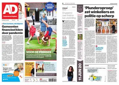 Algemeen Dagblad - Rotterdam Stad – 11 juni 2020