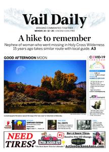 Vail Daily – October 12, 2020