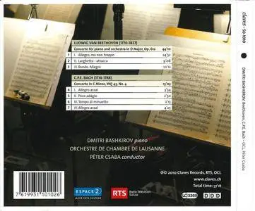 Dmitri Bashkirov - Beethoven & C.P.E. Bach: Piano Concertos (2010)