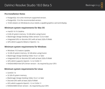 Blackmagic Design DaVinci Resolve Studio 18.0b5 Linux