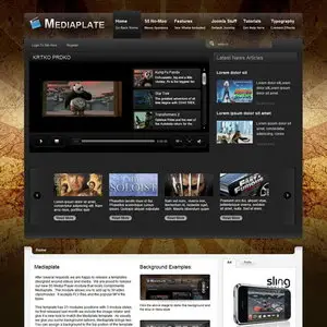 Joomla Template Shape5 Mediaplate