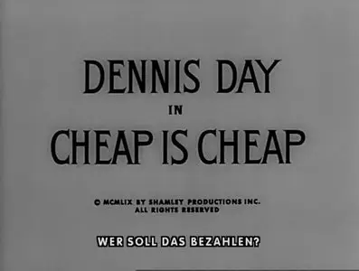Alfred Hitchcock: Cheap Is Cheap (1959)