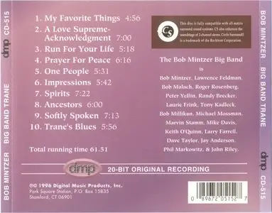 Bob Mintzer - Big Band Trane (1996) {DMP}