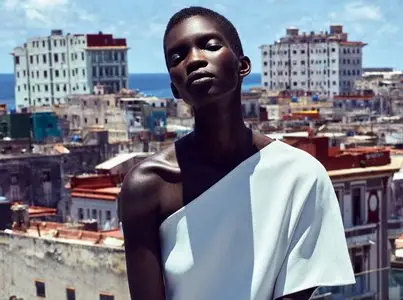 Achok Majak and Cubans by Mikael Jansson for Porter Magazine #10 Fall 2015