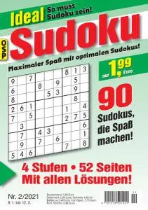 Ideal Sudoku Nr.2 - 8 Januar 2021