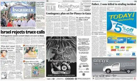 Philippine Daily Inquirer – December 31, 2008
