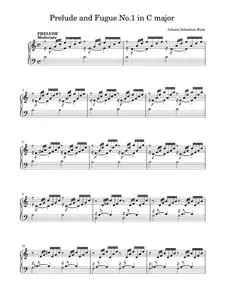 Prelude and Fugue in C major, BWV 531 - Johann Sebastian Bach (Piano Solo)