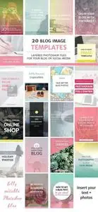 CM - 20 Blog Post and Instagram Templates 575749