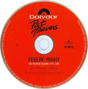 Pat Travers - Feelin' Right: The Polydor Albums 1975-1984 (2015) {4 CD x 8 Album Box Set Polydor ‎5352821}