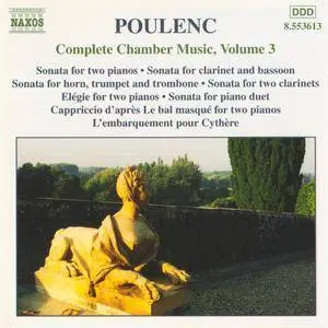 Poulenc - Complete Chamber Music, Vol.3 - Alexandre Tharaud et al. (2000) {Naxos 8.553613}