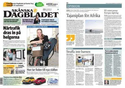 Skånska Dagbladet – 14 september 2018