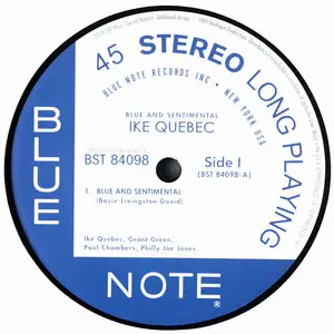 Ike Quebec - Blue & Sentimental (Analogue Productions 45 rpm) Vinyl rip in 24 Bit/96 Khz + CD-format