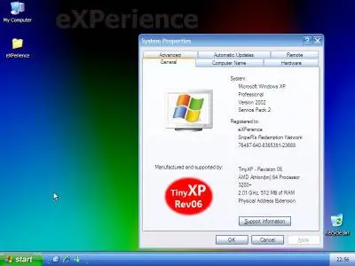 Windows TinyXP Rev06 - eXPerience