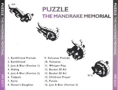The Mandrake Memorial - Puzzle (1969) {Not On Label ‎MM02371 rel 1995}