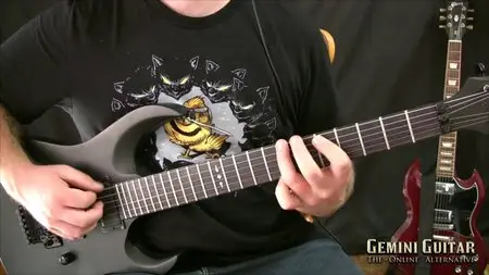 Gemini Video Guitar Lesson - Metal Mechanics Triplet Riffing (2015)