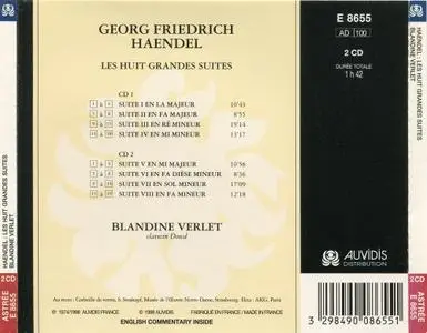 Blandine Verlet - Handel: Les Huit Grandes Suites (1998)