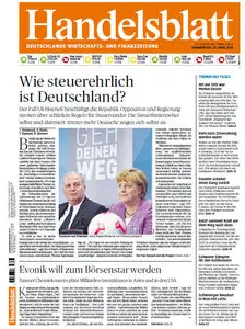 Das Handelsblatt - Donnerstag, 25 April 2013