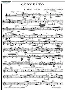 Clarinet Concerto (PIANO)