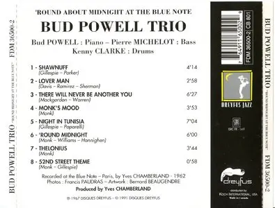 Bud Powell Trio - 'Round About Midnight at the Blue Note