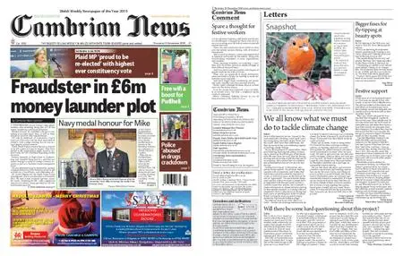 Cambrian News Arfon & Dwyfor – 20 December 2019