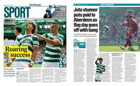 The Herald Sport (Scotland) – August 01, 2022